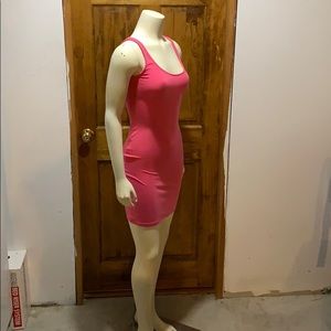 Pink short dress
